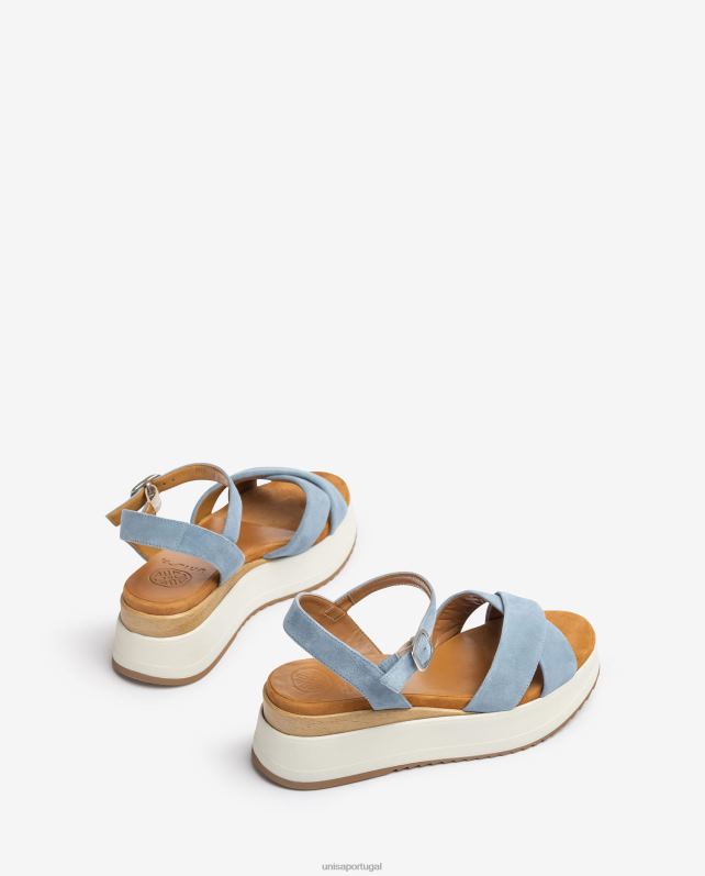 Unisa sandália com solado estilo tênis mulheres 6V2Z6360 moda