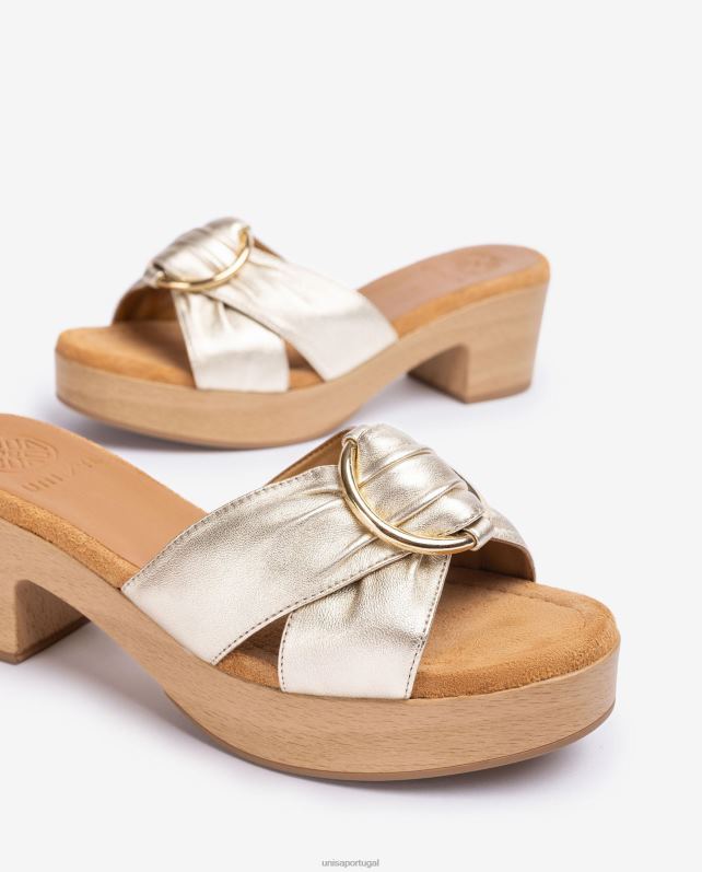 Unisa sandália tira cruzada mulheres 6V2Z6121 moda