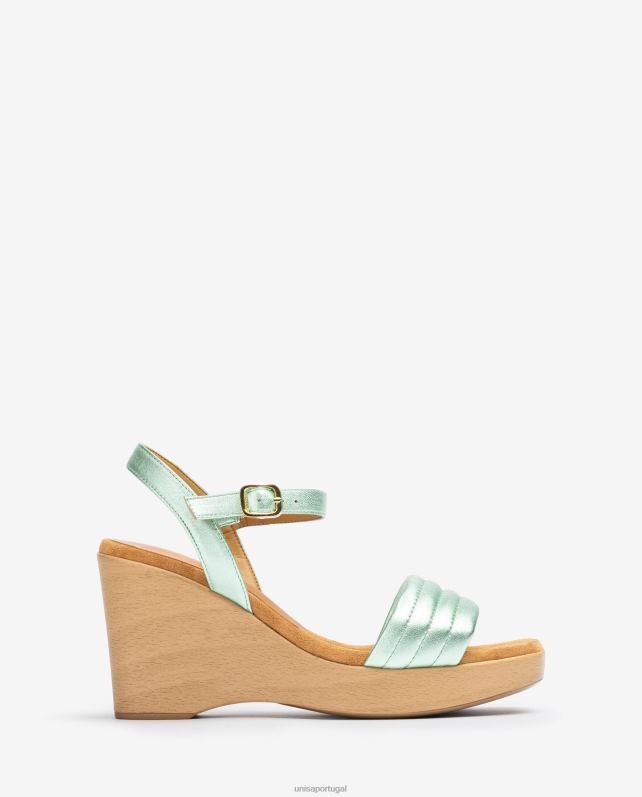 Unisa sandália bico quadrado mulheres 6V2Z6242 azul