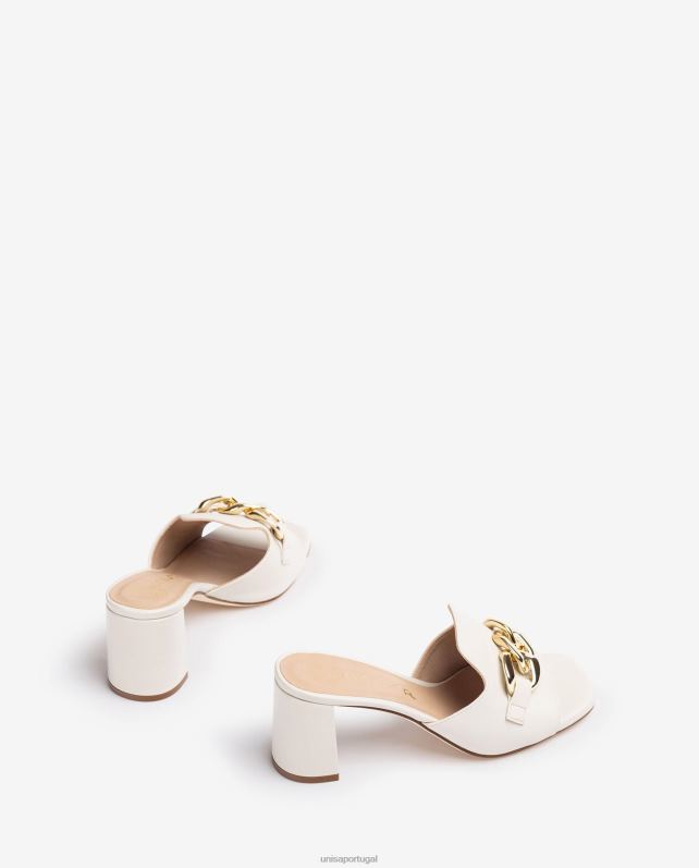 Unisa mula com corrente mulheres 6V2Z6188 branco