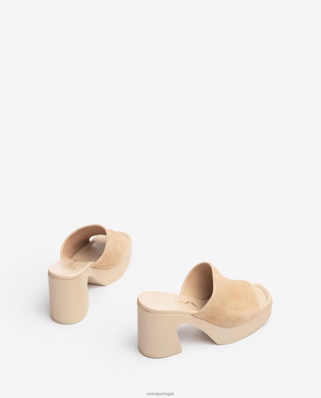 Unisa sandália biquíni larga com salto bloco mulheres 6V2Z6234 moda