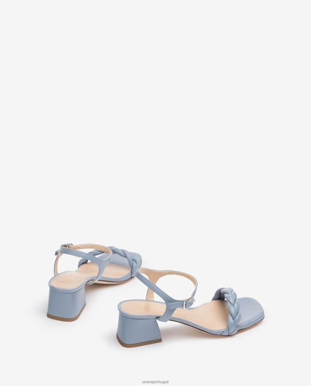 Unisa sandália com tira trançada mulheres 6V2Z6147 azul
