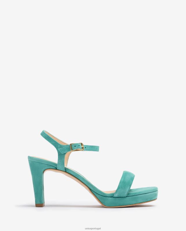 Unisa sandália de camurça mulheres 6V2Z6274 verde