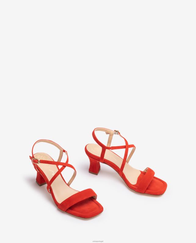 Unisa sandália dedo quadrado inteligente mulheres 6V2Z6178 gracioso