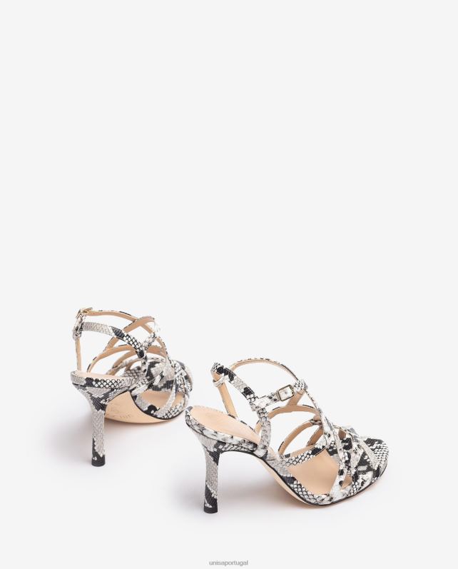 Unisa sandália salto alto mulheres 6V2Z6286 moda