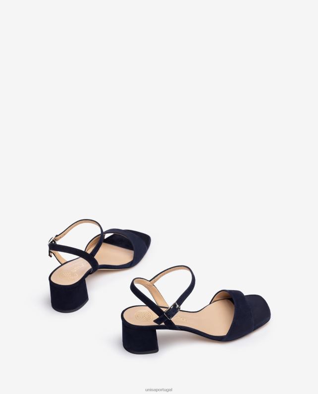 Unisa sandália salto largo mulheres 6V2Z6422 azul