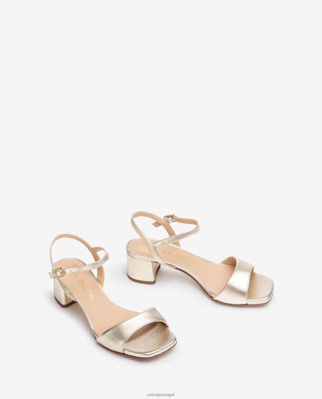 Unisa sandália salto largo mulheres 6V2Z6449 gracioso