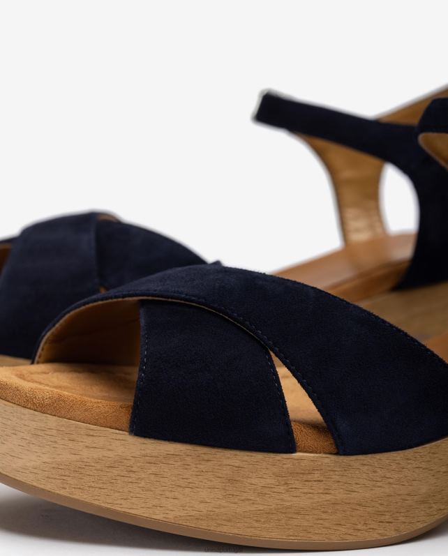 Unisa sandália salto médio camurça mulheres 6V2Z6407 azul