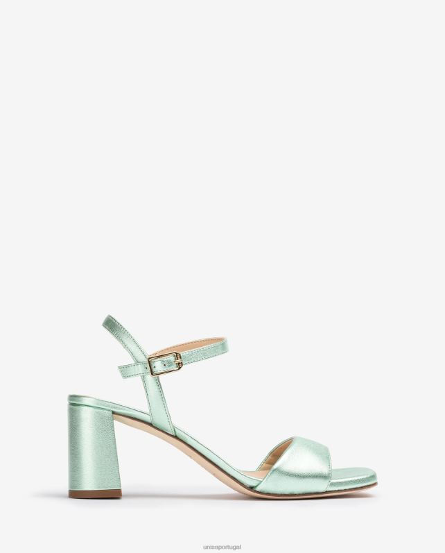 Unisa sandália sola quadrada mulheres 6V2Z6206 azul