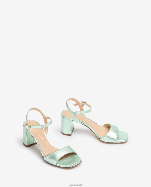 Unisa sandália sola quadrada mulheres 6V2Z6206 azul