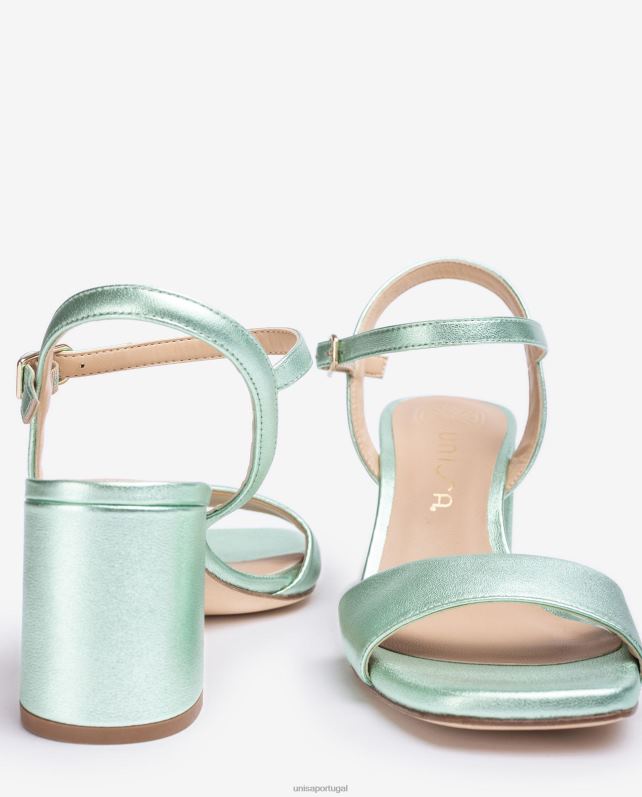 Unisa sandália sola quadrada mulheres 6V2Z6206 azul