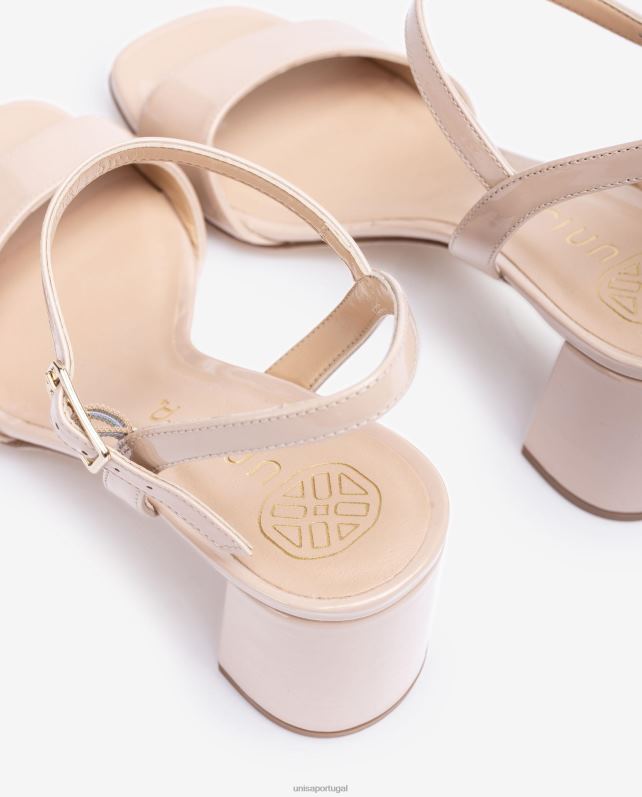 Unisa sandália sola quadrada mulheres 6V2Z6209 bege