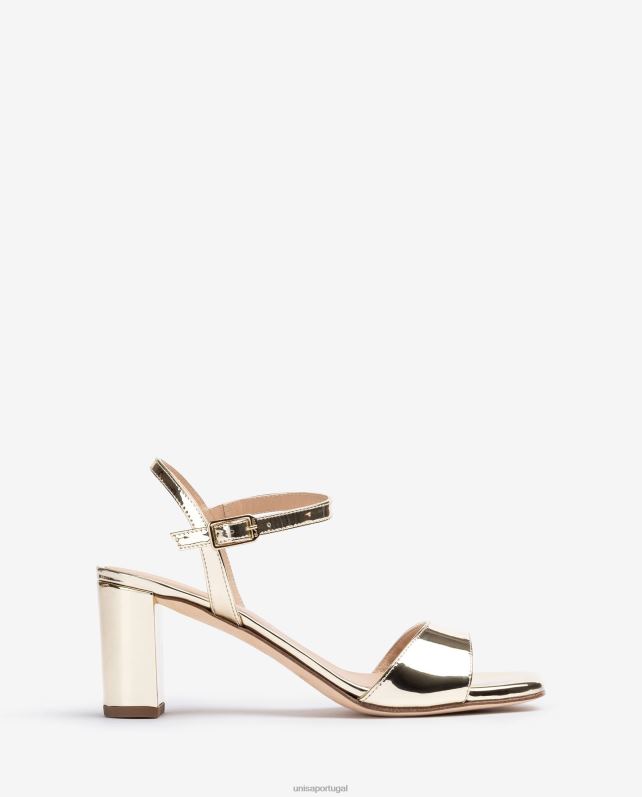 Unisa sandália sola quadrada mulheres 6V2Z6385 moda