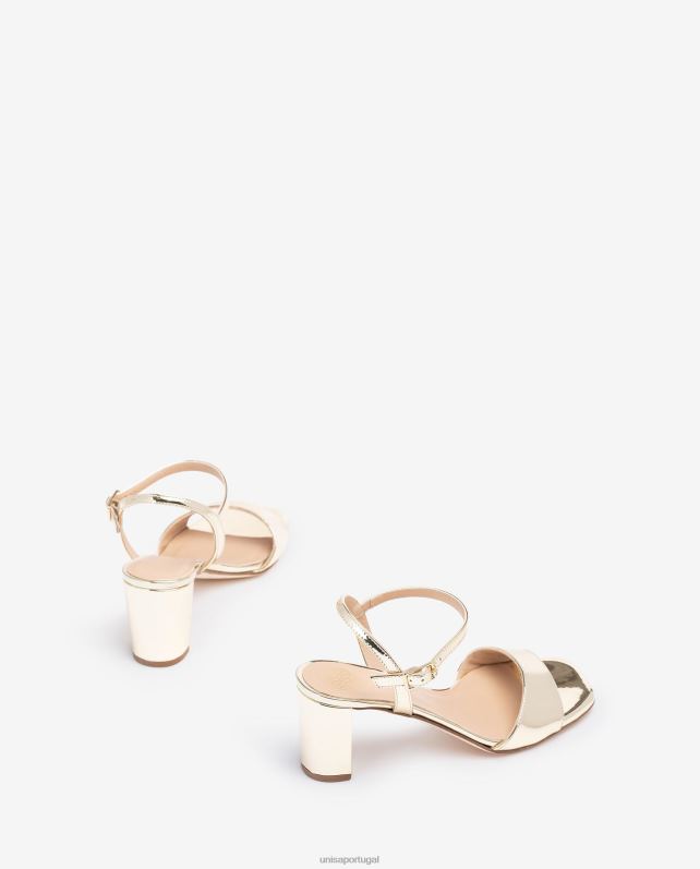 Unisa sandália sola quadrada mulheres 6V2Z6385 moda