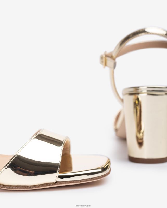 Unisa sandália sola quadrada mulheres 6V2Z6385 moda