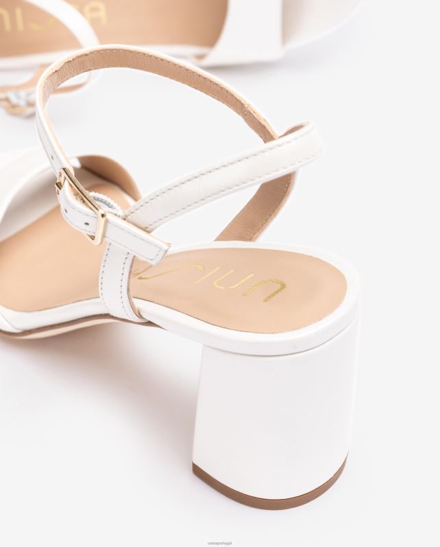 Unisa sandália sola quadrada mulheres 6V2Z6452 moda