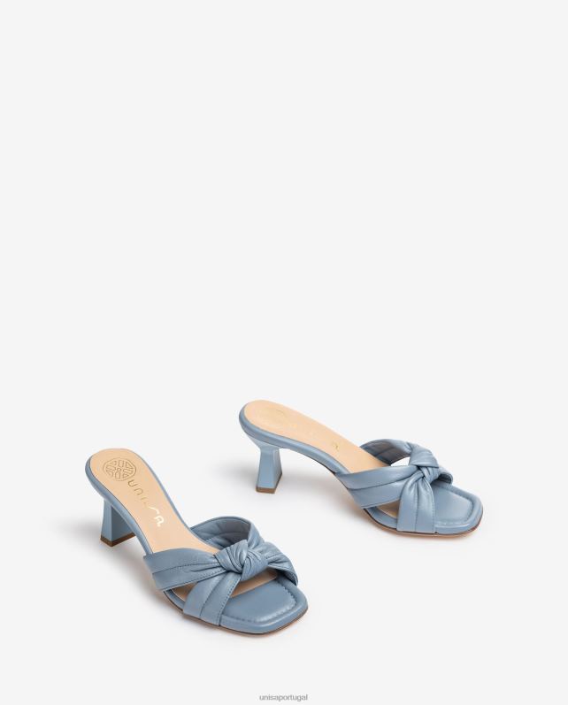 Unisa sandália tira amarrada mulheres 6V2Z6308 azul