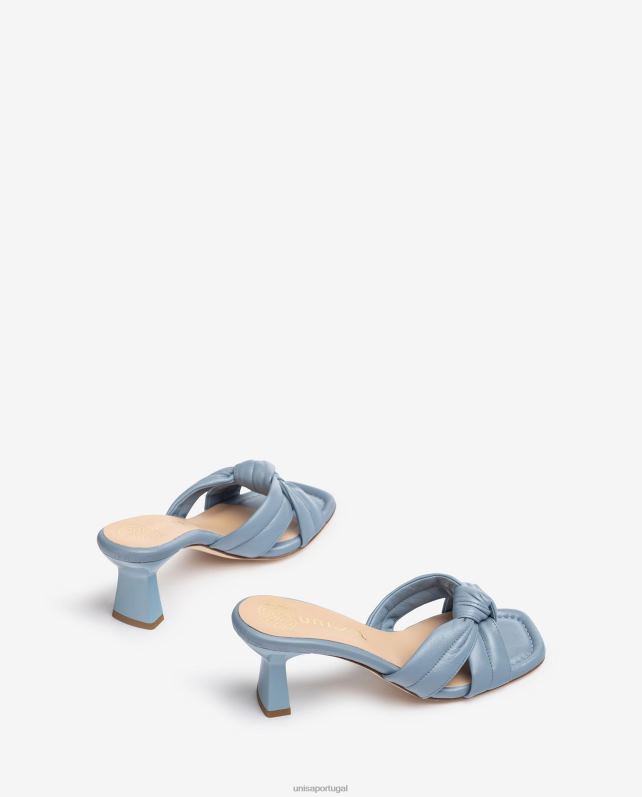 Unisa sandália tira amarrada mulheres 6V2Z6308 azul