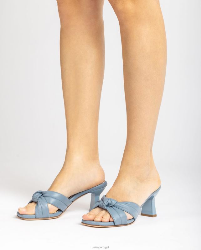 Unisa sandália tira amarrada mulheres 6V2Z6308 azul