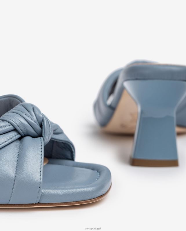 Unisa sandália tira amarrada mulheres 6V2Z6308 azul