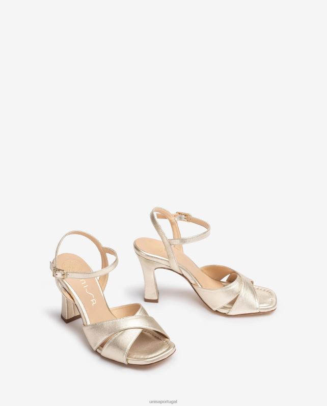 Unisa sandália tira cruzada mulheres 6V2Z6269 moda