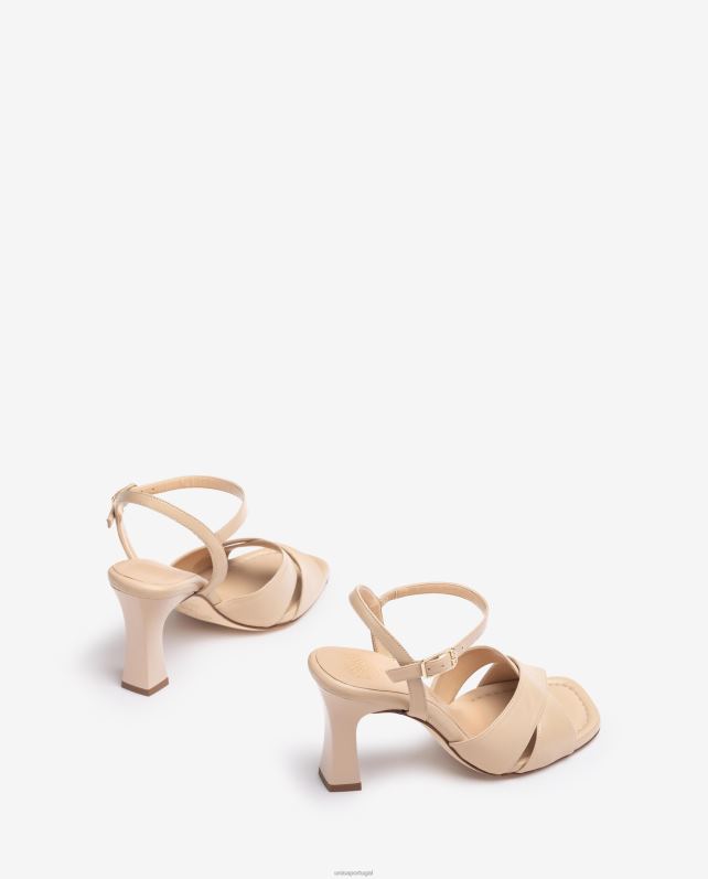 Unisa sandália tira cruzada mulheres 6V2Z6271 bege