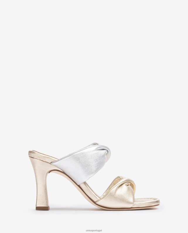 Unisa sandália tira torção mulheres 6V2Z6263 moda