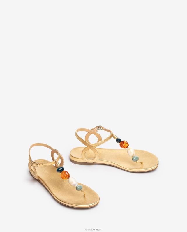 Unisa sandália biqueira com detalhe mulheres 6V2Z645 gracioso
