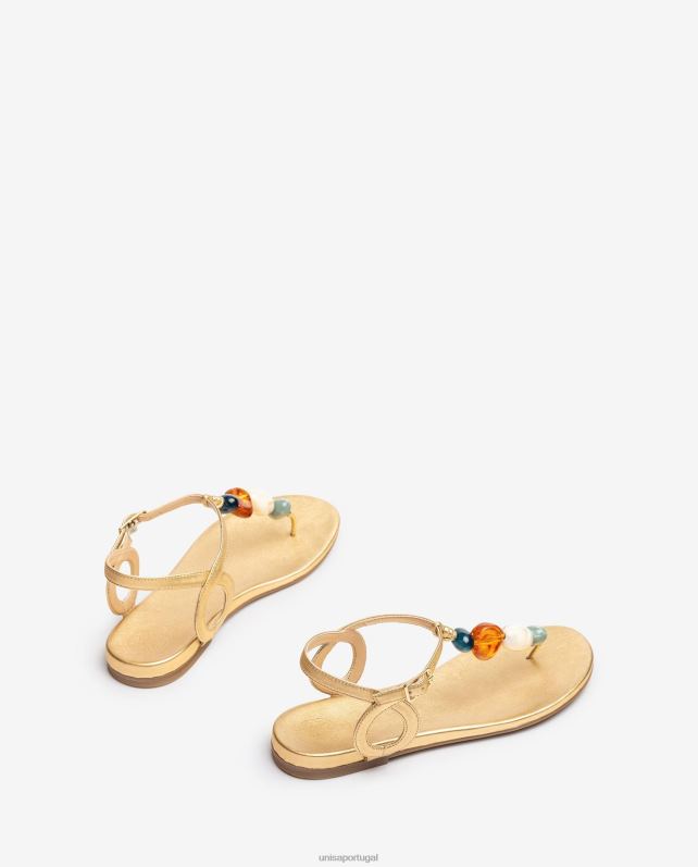 Unisa sandália biqueira com detalhe mulheres 6V2Z645 gracioso