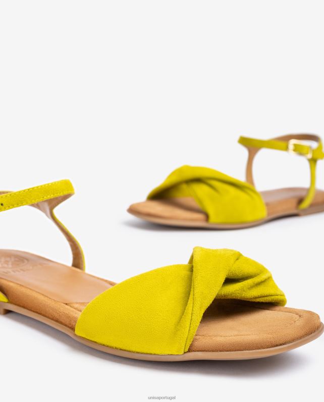 Unisa sandália com gáspea acolchoada mulheres 6V2Z644 gracioso