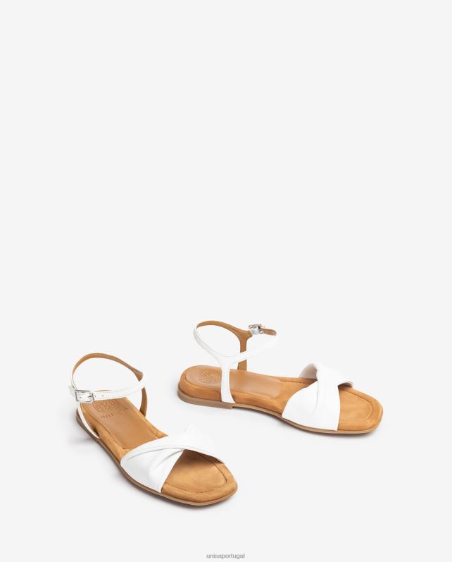 Unisa sandália com gáspea acolchoada mulheres 6V2Z679 branco