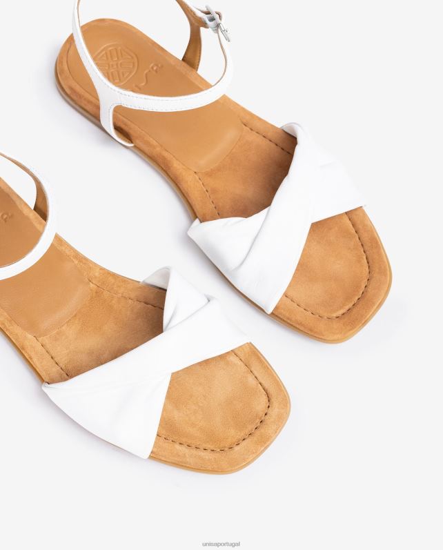 Unisa sandália com gáspea acolchoada mulheres 6V2Z679 branco