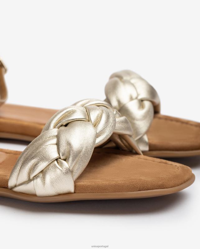 Unisa sandália com gáspea trançada mulheres 6V2Z6327 gracioso