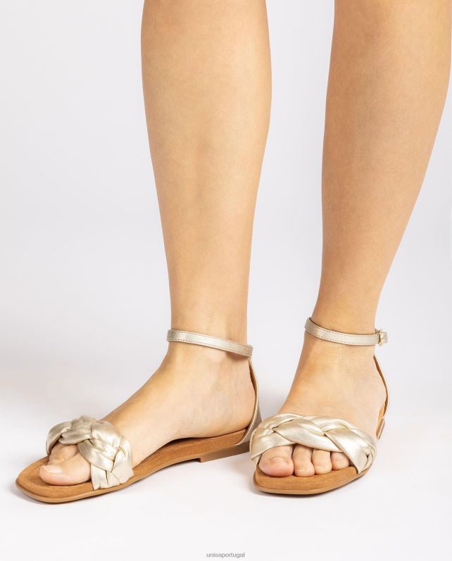 Unisa sandália com gáspea trançada mulheres 6V2Z6327 gracioso