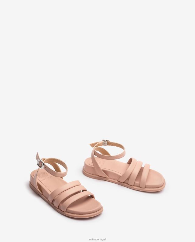 Unisa sandália com sola combinando mulheres 6V2Z6357 rosa