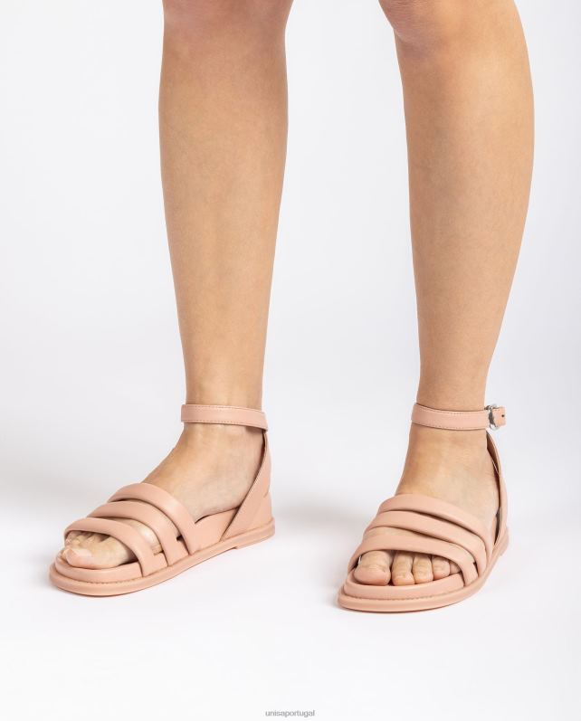 Unisa sandália com sola combinando mulheres 6V2Z6357 rosa