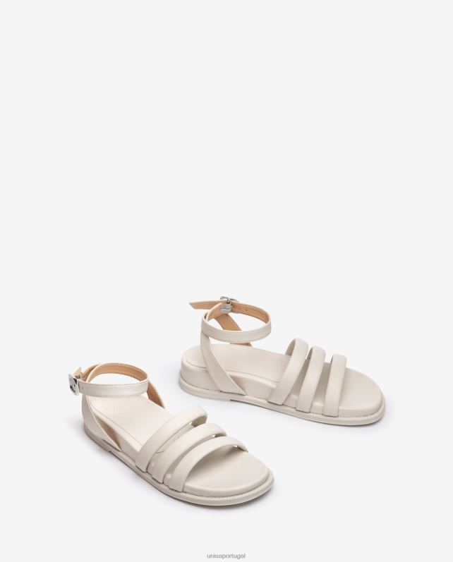 Unisa sandália com sola combinando mulheres 6V2Z6358 branco