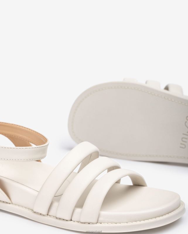 Unisa sandália com sola combinando mulheres 6V2Z6358 branco