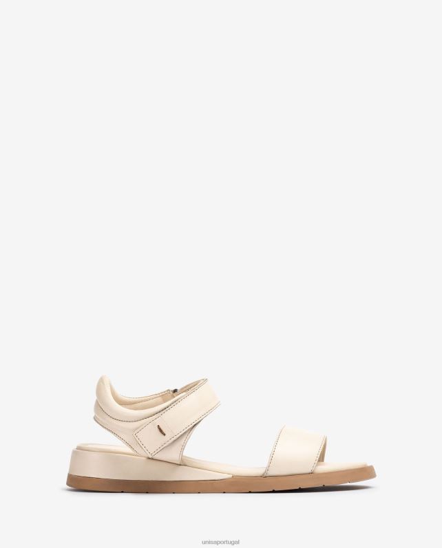 Unisa sandália de couro confortável mulheres 6V2Z6114 marrom