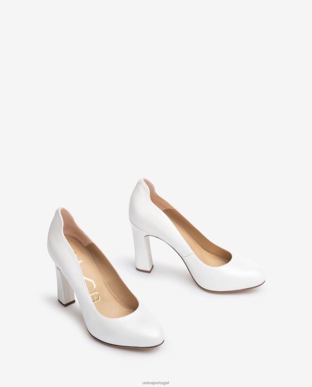 Unisa bombas de noiva de dedo redondo mulheres 6V2Z6841 moda