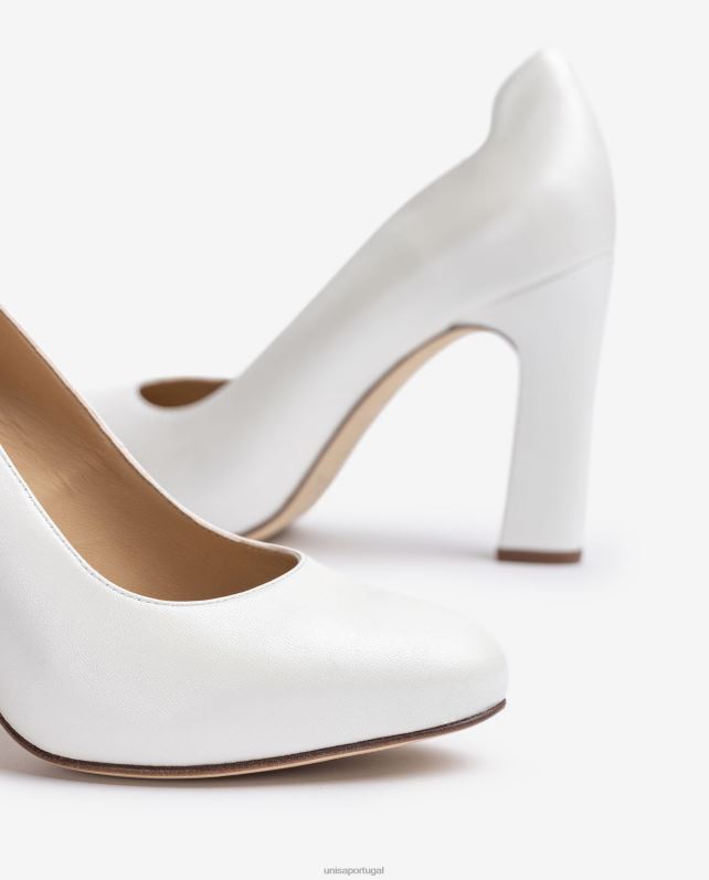 Unisa bombas de noiva de dedo redondo mulheres 6V2Z6841 moda