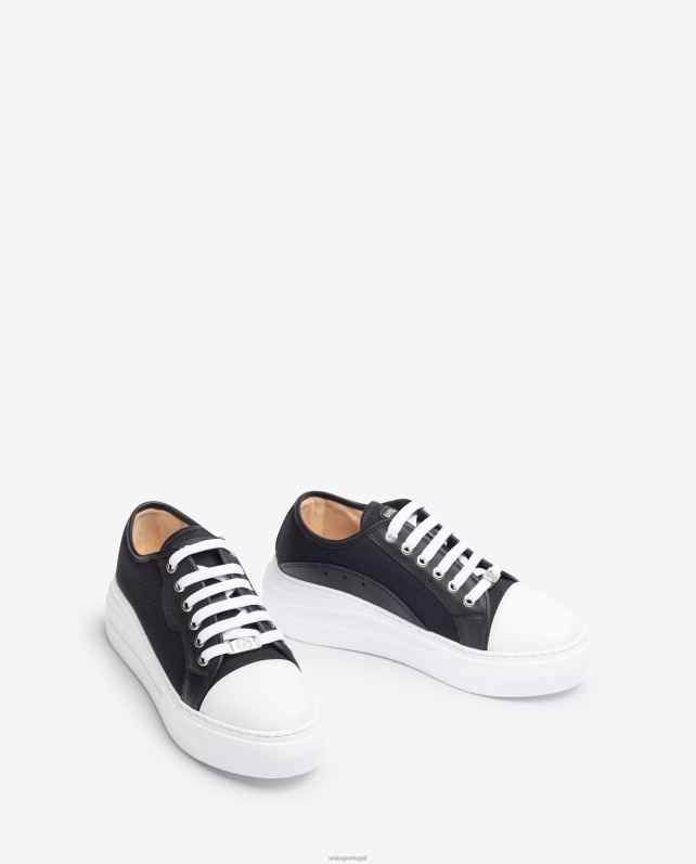 Unisa sapatilha em tecido mulheres 6V2Z6657 preto