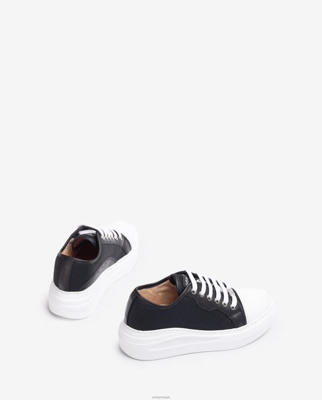 Unisa sapatilha em tecido mulheres 6V2Z6657 preto