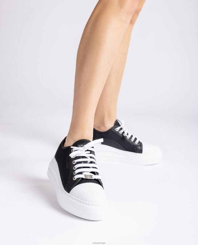 Unisa sapatilha em tecido mulheres 6V2Z6657 preto