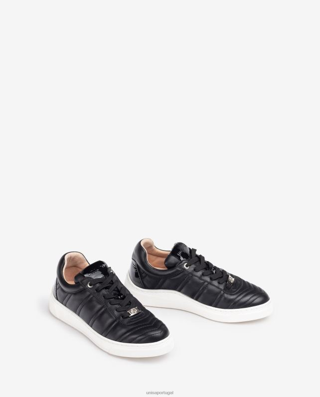 Unisa sapato esportivo com efeito acolchoado mulheres 6V2Z61241 preto