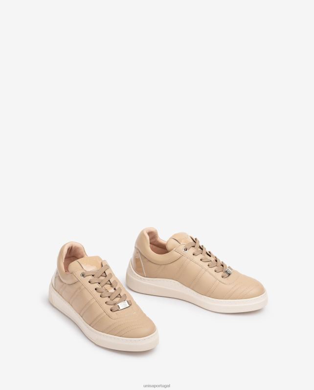 Unisa sapato esportivo com efeito acolchoado mulheres 6V2Z61242 bege