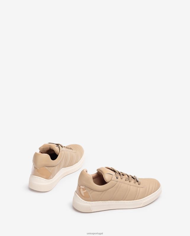 Unisa sapato esportivo com efeito acolchoado mulheres 6V2Z61242 bege