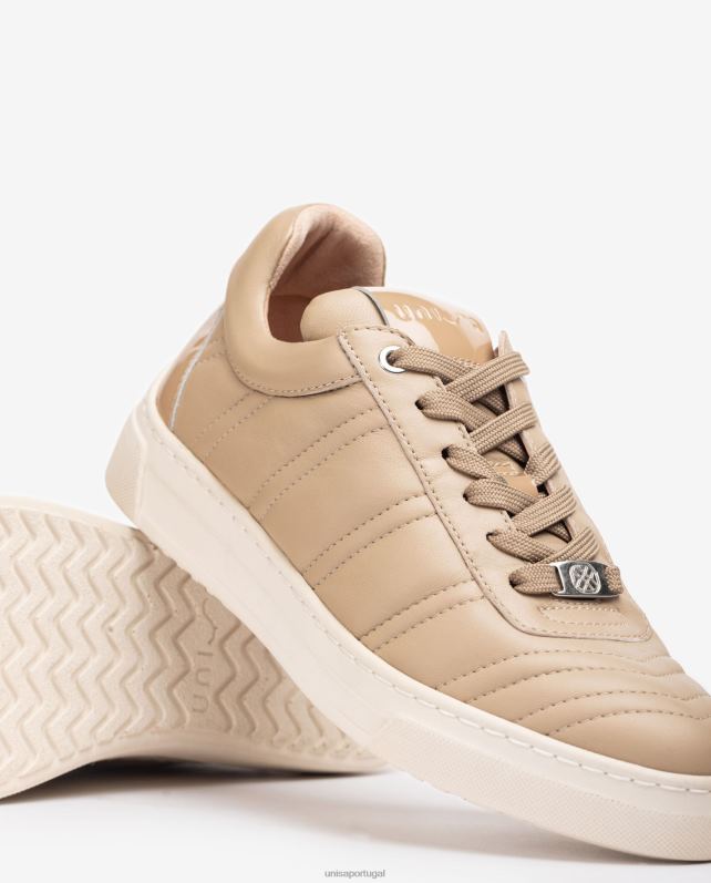 Unisa sapato esportivo com efeito acolchoado mulheres 6V2Z61242 bege