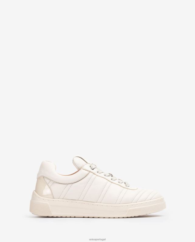 Unisa sapato esportivo com efeito acolchoado mulheres 6V2Z61243 branco