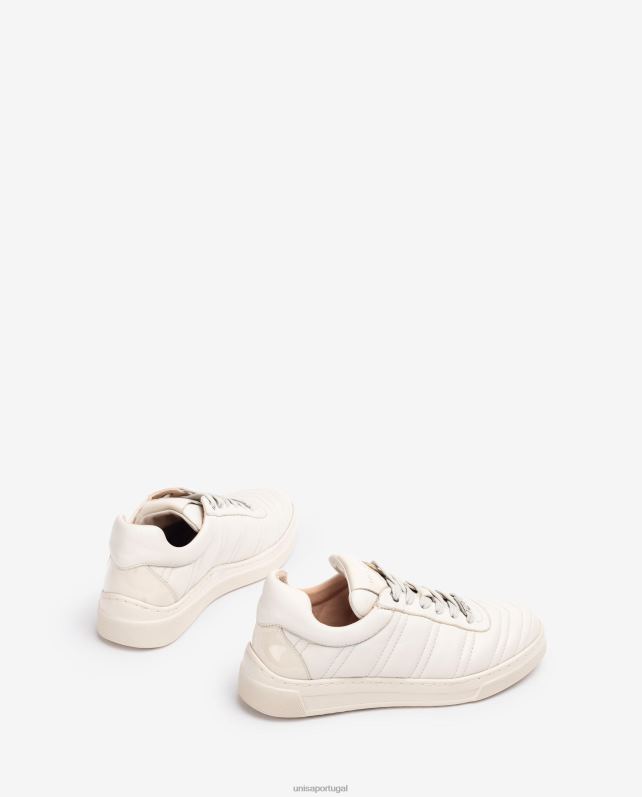 Unisa sapato esportivo com efeito acolchoado mulheres 6V2Z61243 branco